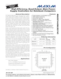 MAX8744ETJ+TGC1 Datasheet Cover