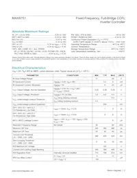MAX8751ETJ-T Datasheet Page 2