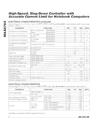 MAX8764ETP+T Datasheet Page 4