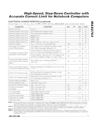 MAX8764ETP+T Datasheet Page 5