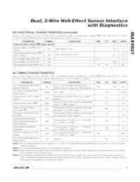 MAX9921AUB/V+ Datasheet Page 3