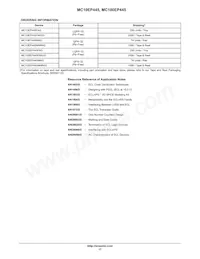 MC100EP445MNR4G Datasheet Page 17