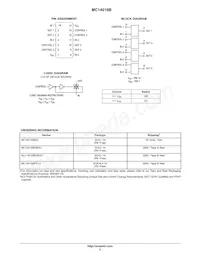 MC14016BFELG Datenblatt Seite 2
