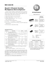 MC14551BF Datasheet Cover