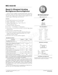 MC14551BFELG Datenblatt Cover