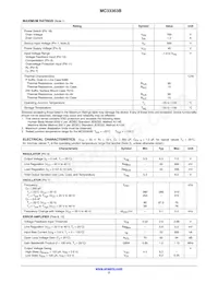 MC33363BDWG Datasheet Page 2