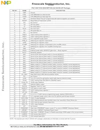 MC33394DH Datasheet Page 5