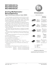 MC74HC4053AFEL Datenblatt Cover