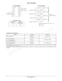 MC74HC4066AFELG數據表 頁面 2