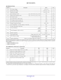 MC74HC4067ADTR2G Datasheet Page 3