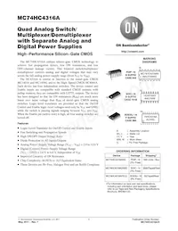 MC74HC4316AFELG Datenblatt Cover