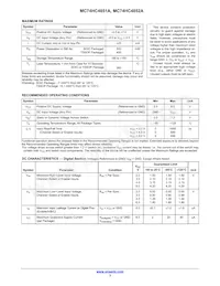 MC74HC4852ADG Datasheet Pagina 3