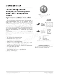 MC74HCT4066ADTG Datasheet Cover