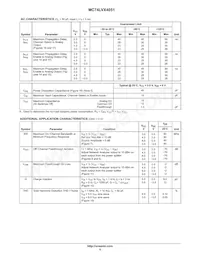 MC74LVX4051DTG Datasheet Page 5