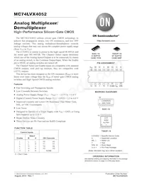 MC74LVX4052DTG Datasheet Cover
