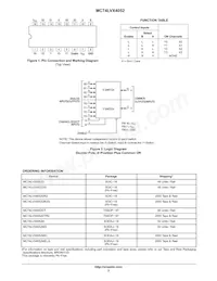 MC74LVX4052MELG Datasheet Pagina 2