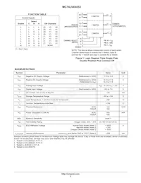 MC74LVX4053DTG Datasheet Page 2