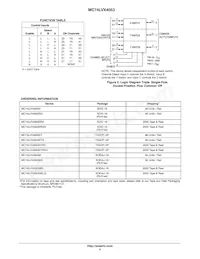 MC74LVX4053MG Datasheet Page 2