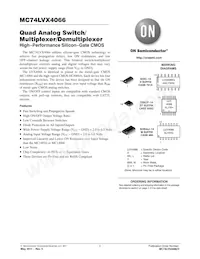 MC74LVX4066MELG Datasheet Cover