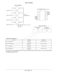 MC74LVX4066MELG Datasheet Page 2