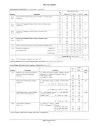 MC74LVX8051MG Datasheet Page 5