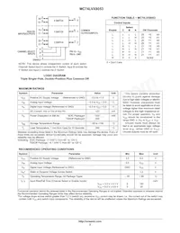 MC74LVX8053DTR2G Datasheet Page 2