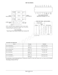MC74LVX8053MELG Datasheet Page 2