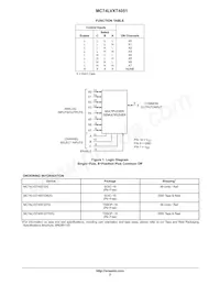 MC74LVXT4051DG Datasheet Page 2