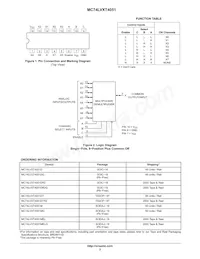 MC74LVXT4051MELG Datenblatt Seite 2
