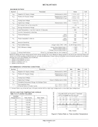 MC74LVXT4051MELG Datasheet Page 3