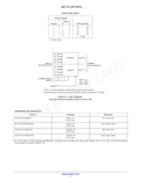 MC74LVXT4052DG Datasheet Page 2