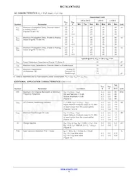 MC74LVXT4052DG Datasheet Page 5