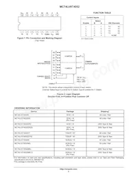 MC74LVXT4052MG Datenblatt Seite 2
