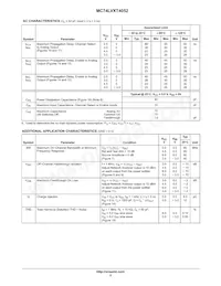 MC74LVXT4052MG Datasheet Page 5