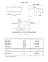 MC74LVXT4053MG Datasheet Page 2
