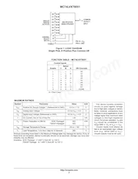 MC74LVXT8051DR2G Datasheet Page 2