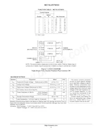 MC74LVXT8053DR2G Datasheet Page 2