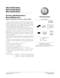 MC74VHC4053DR2 Datasheet Cover