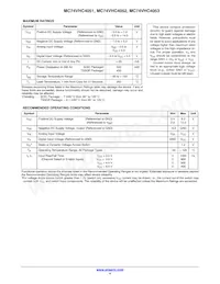 MC74VHC4053MG Datasheet Page 4