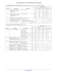 MC74VHC4053MG Datasheet Page 5
