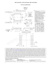 MC74VHC4053MG Datasheet Pagina 18