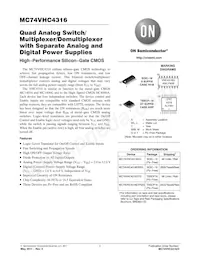 MC74VHC4316DTG Datasheet Cover