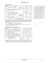 MC74VHC4316DTG Datasheet Page 3