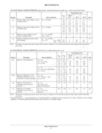 MC74VHC4316DTG Datenblatt Seite 4