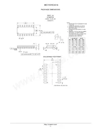 MC74VHC4316DTG Datasheet Page 11