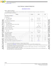 MCZ33199EFR2 Datasheet Page 4