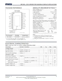 MP1026EF-LF Datasheet Pagina 2
