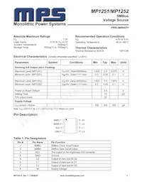 MP1252DS-LF Datasheet Page 2