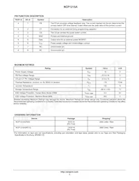 NCP1215ASNT1G Datasheet Pagina 3