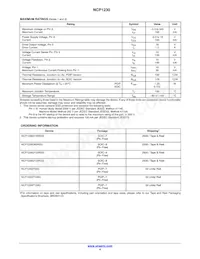 NCP1230P65 Datasheet Pagina 4